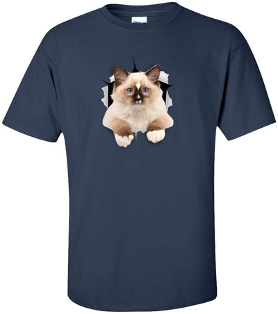Ragdoll Cutie - Navy G200T Gildan Mens Tall Ultra Cotton Tee