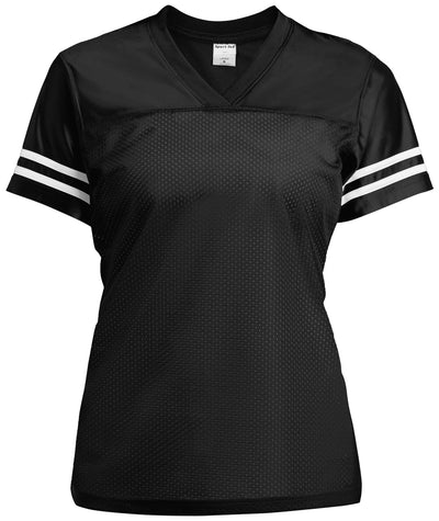 Custom Template - Black/White LST307 Sport-Tek Ladies' Replica Jersey