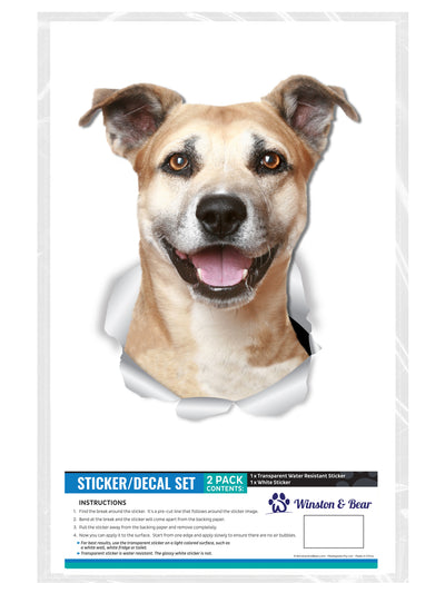 Smiling Staffie Decals