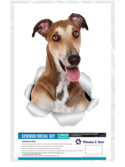 Happy Greyhound Decals