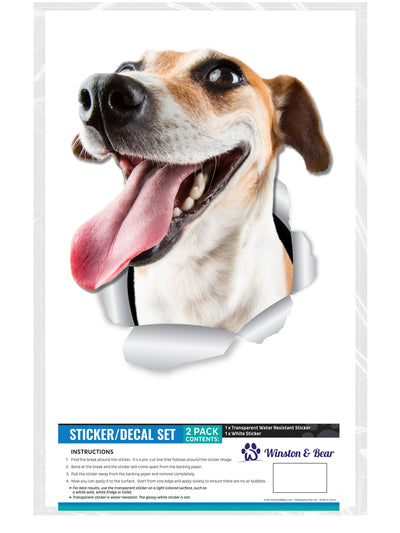 Happy Jack Russell Decals
