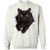 Black Cat Crewneck Pullover Sweatshirt