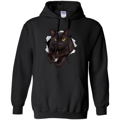 Black Cat Pullover Hoodie