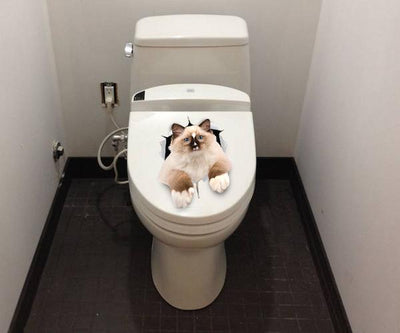 Brown Ragdoll Cat Decals