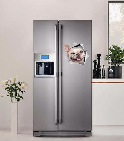 Winking French Bulldog Decals