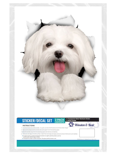Cute Maltese Decals