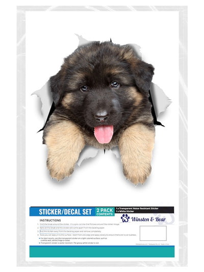 German Shepherd Puppy Decals