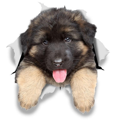 German Shepherd Puppy Decals