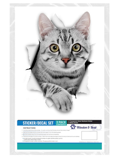 Grey Tabby Decals