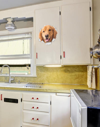 Happy Golden Retriever Decals