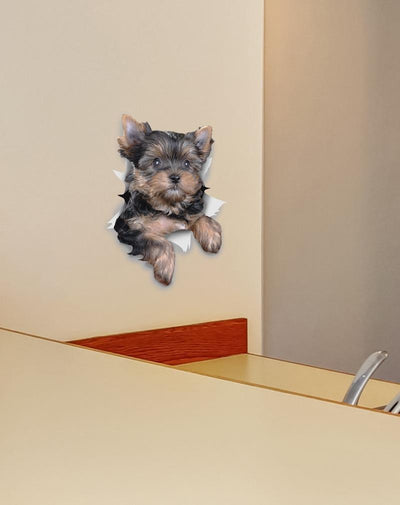 Cute Yorkshire Terrier Decals