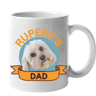 Custom Your Pet White Mug - Mom/Dad/Best Friend