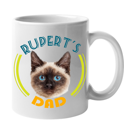Custom Your Pet White Mug - Mom/Dad/Best Friend