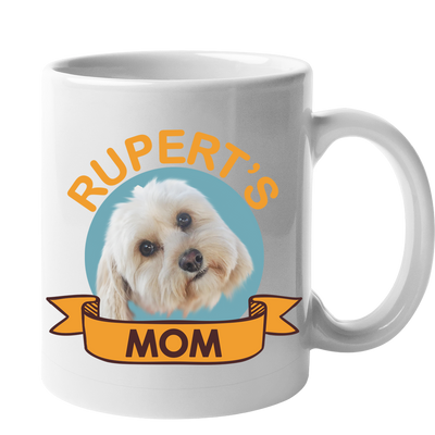 Custom Your Pet White Mug - Mom/Dad/Best Friend