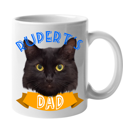 Custom Your Pet White Mug - Mom/Dad/Best Friend