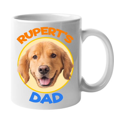 Custom Your Pet White Mug - Mom/Dad/Best Friend