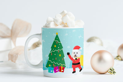 Custom Your Pet Christmas White Mug