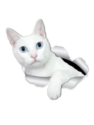 White Kitty Decals