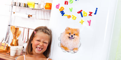 Puffy Pomeranian Decals