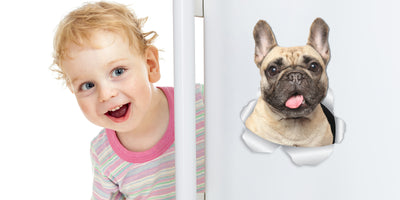 Loveable French Bulldog Decals