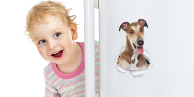 Happy Greyhound Decals