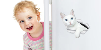 White Kitty Decals