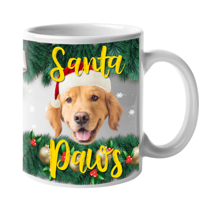 Custom Your Pet Christmas White Mug