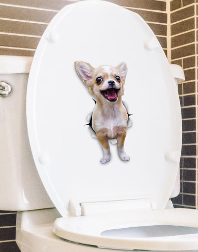 Excited Chihuahua Decals