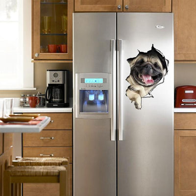 Laughing Pug Decals