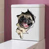 Laughing Pug Decals