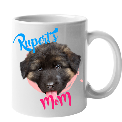 Custom Your Pet White Mug - Mom/Dad/Best Friend