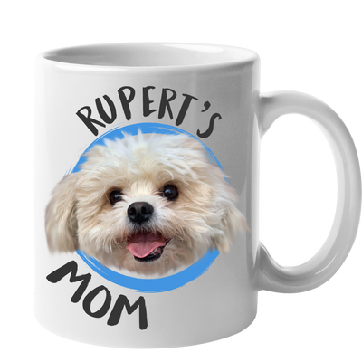 Custom Your Pet White Mug - Mom/Dad/Best Friend
