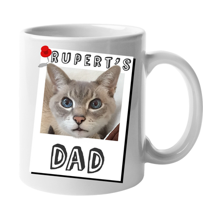 Custom Your Pet White Mug - Mom/Dad/Best Friend
