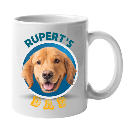 Custom Your Pet White Mug - Mom/Dad/Best Friend