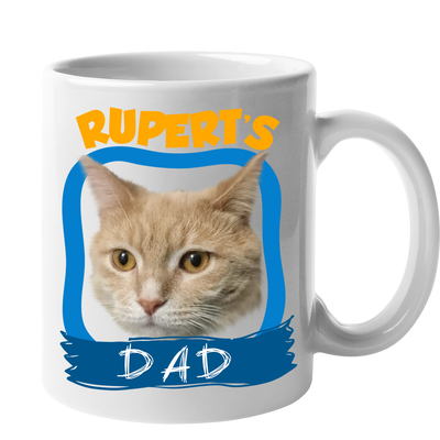 Custom Your Pet White Mug - Mom/Dad/Best Friend