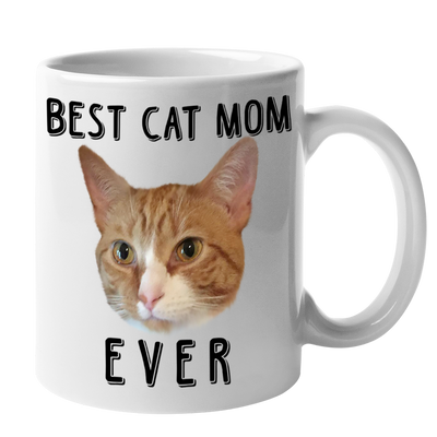 Custom Your Pet White Mug - Best Cat/Dog Mom/Dad Ever