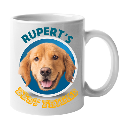 Custom Your Pet White Mug - Mom/Dad/Best Friend