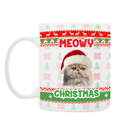 Custom Your Pet Christmas White Mug