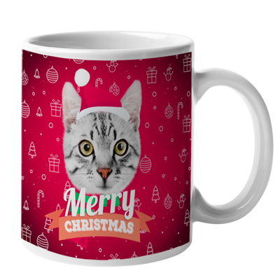 Custom Your Pet Christmas White Mug