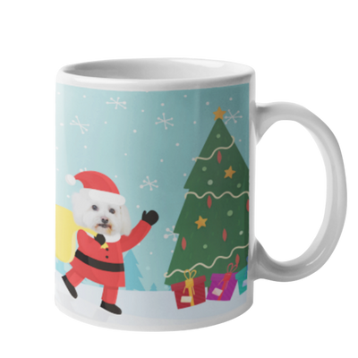 Custom Your Pet Christmas White Mug