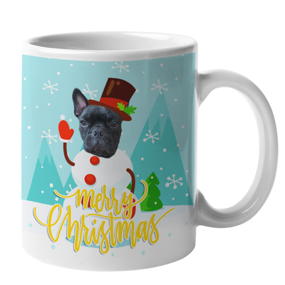 Custom Your Pet Christmas White Mug