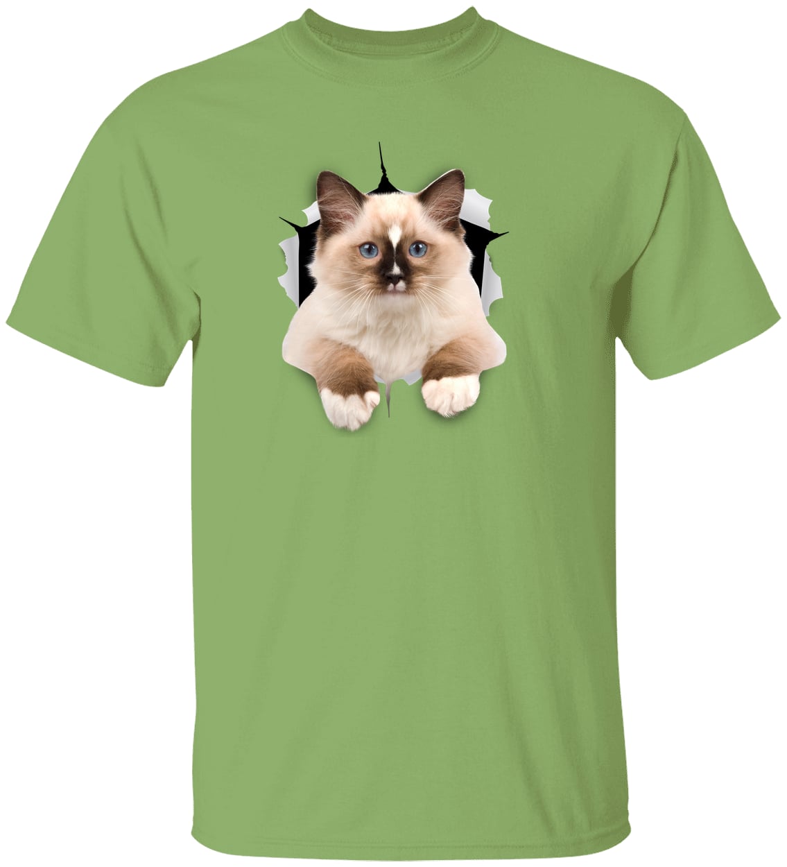Ragdoll Cutie - Kiwi G500 Gildan 5.3 oz. T-Shirt