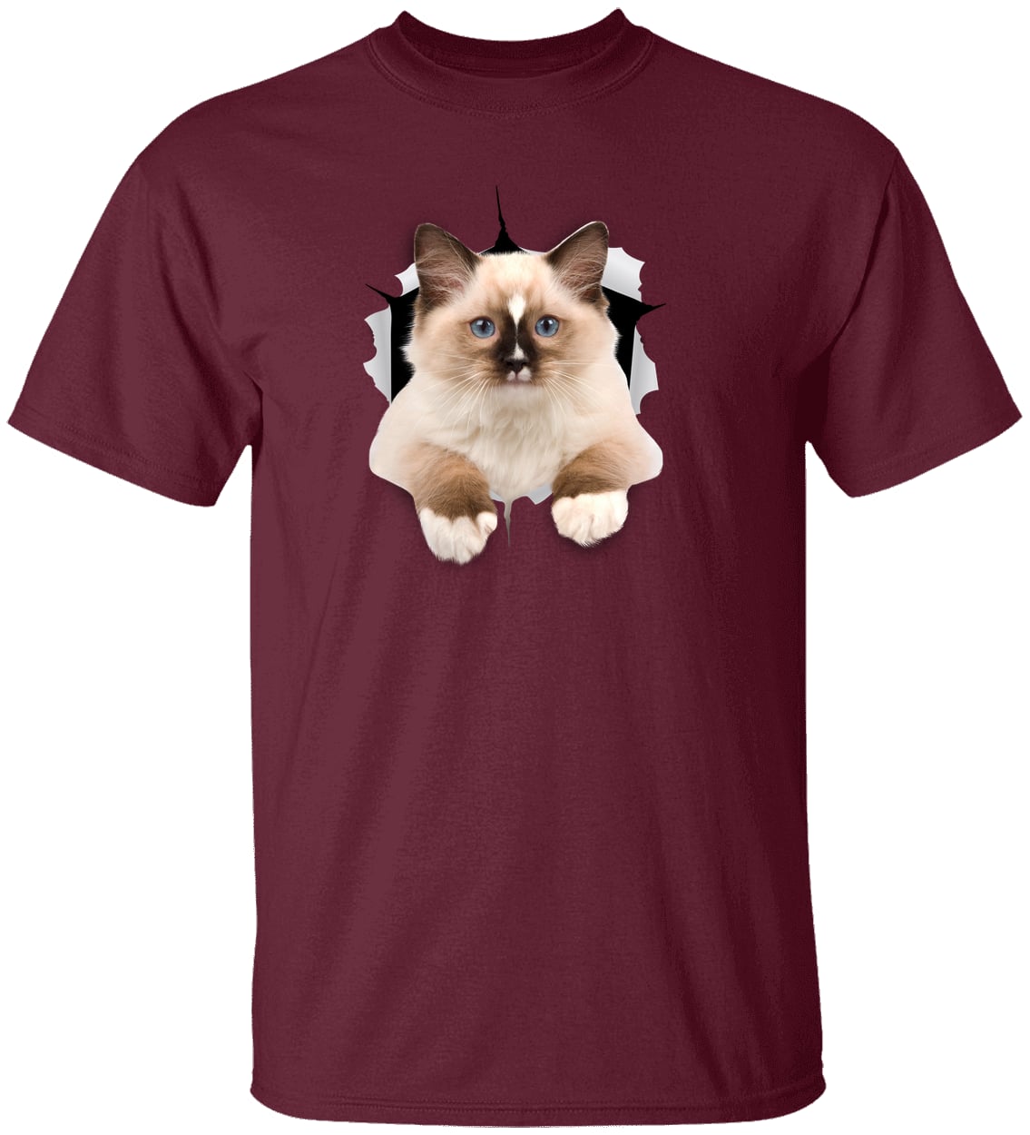 Ragdoll Cutie - Maroon G500 Gildan 5.3 oz. T-Shirt