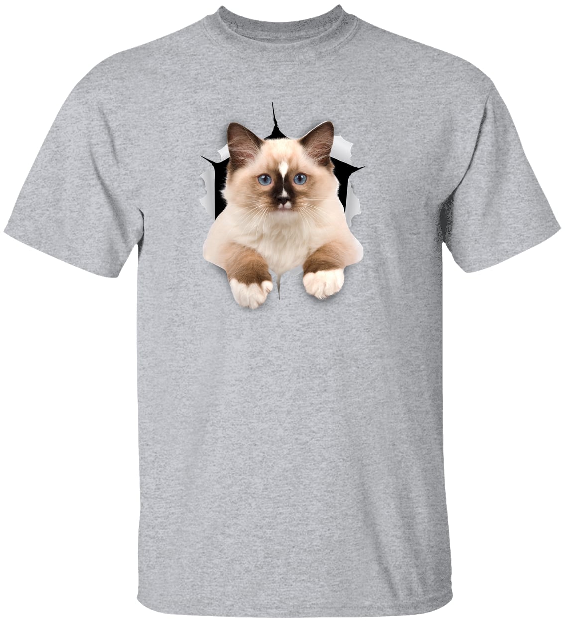 Ragdoll Cutie - Sport Grey G500 Gildan 5.3 oz. T-Shirt