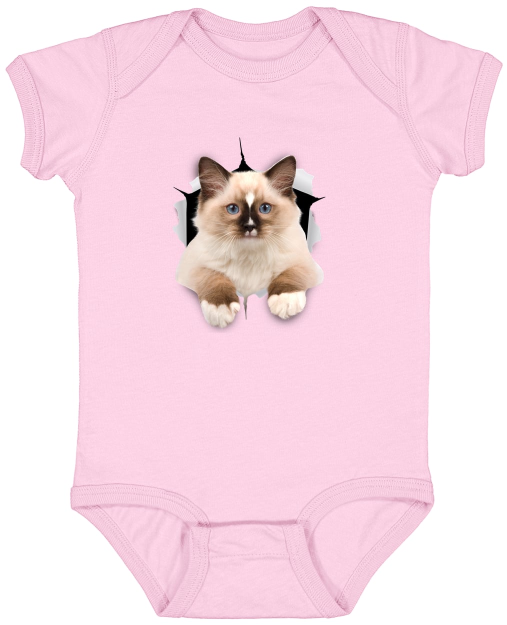 Ragdoll Cutie - Pink 4424 Infant Fine Jersey Bodysuit
