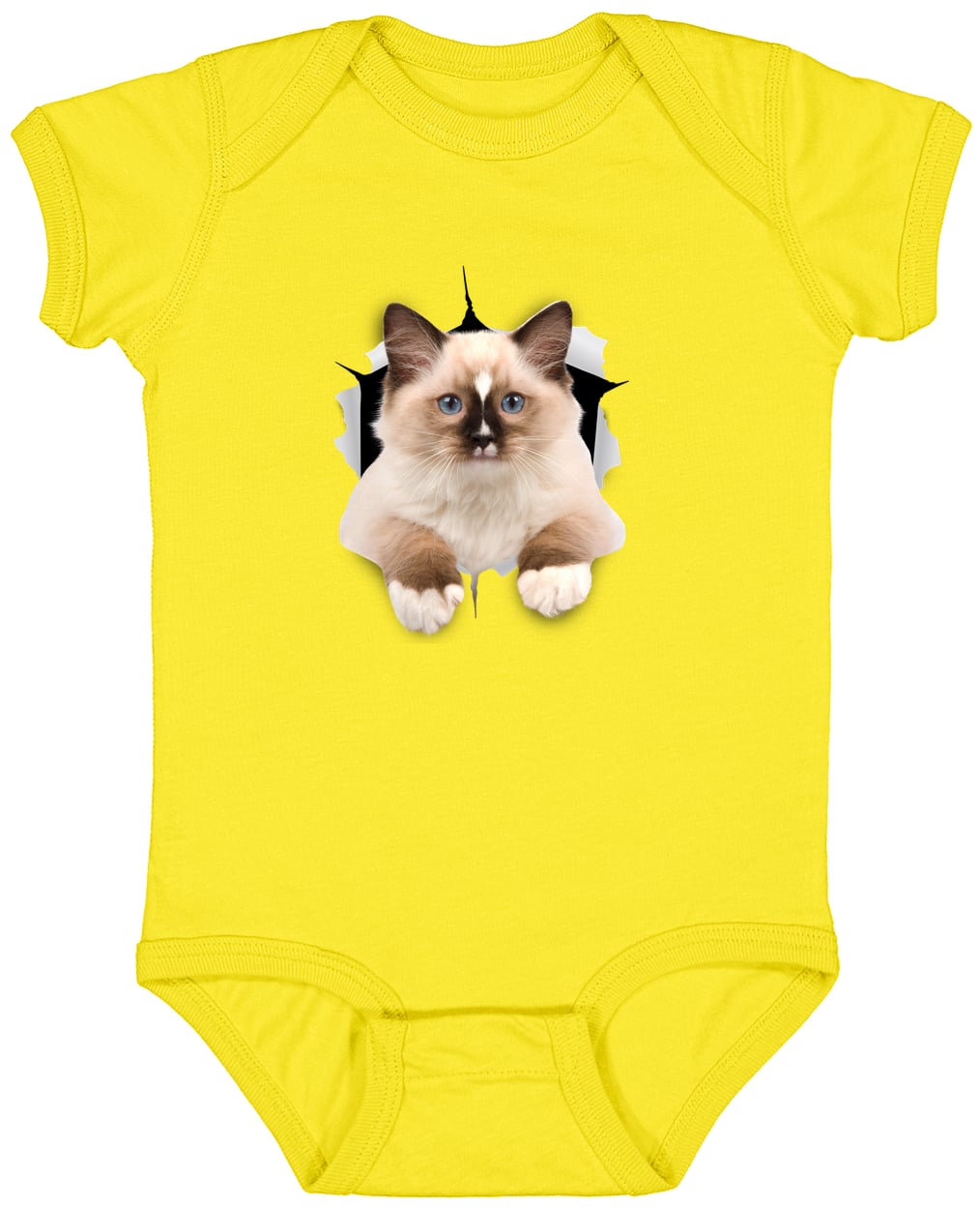 Ragdoll Cutie - Yellow 4424 Infant Fine Jersey Bodysuit