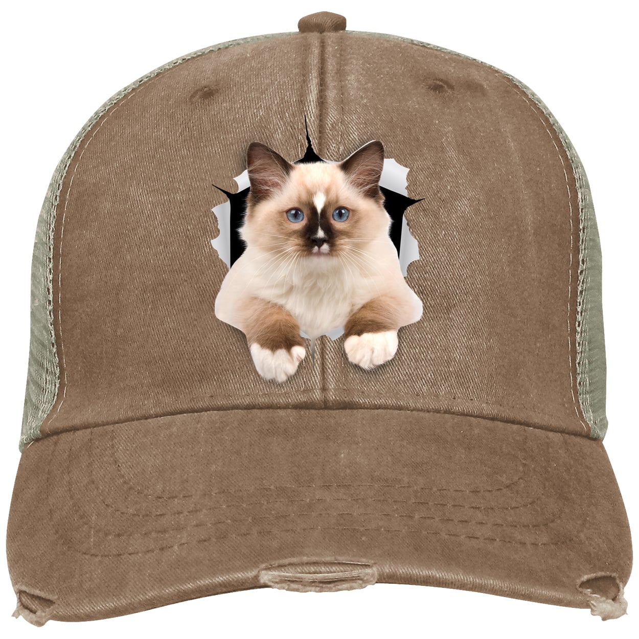 Ragdoll Cutie - Miss Mud OL102 Adams Distressed Ollie Cap