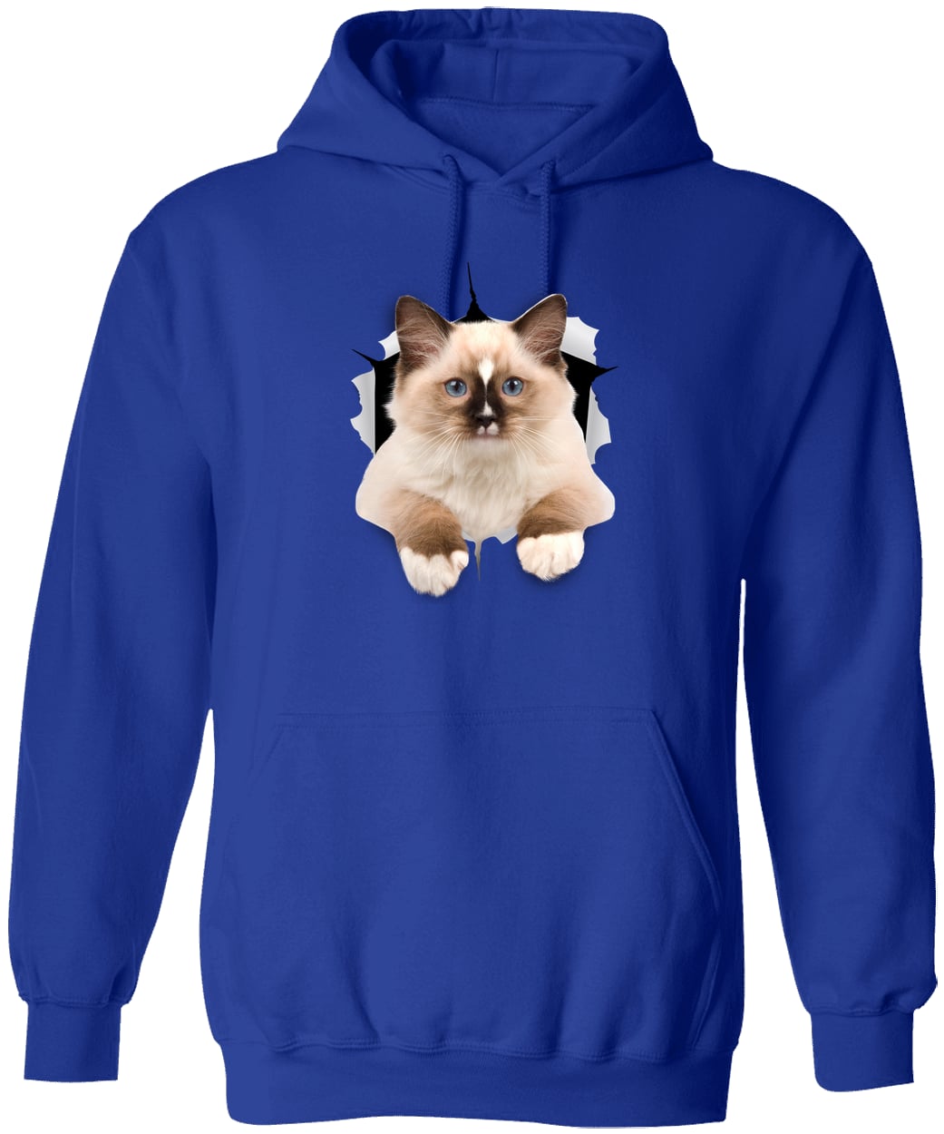 Ragdoll Cutie - Royal G185 Gildan Pullover Hoodie