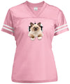Ragdoll Cutie - Light Pink/White LST307 Sport-Tek Ladies' Replica Jersey