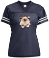 Ragdoll Cutie - True Navy/White LST307 Sport-Tek Ladies' Replica Jersey